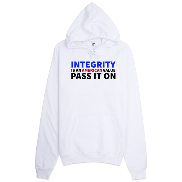 Download Integrity: White California Hoodie | Wearable Truths